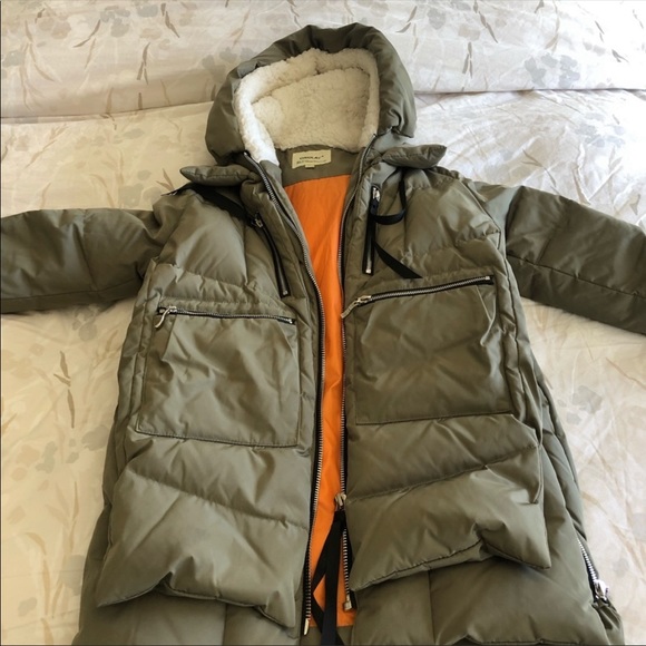 Orolay women’s army green thickened down puffer jacket - Picture 12 of 15